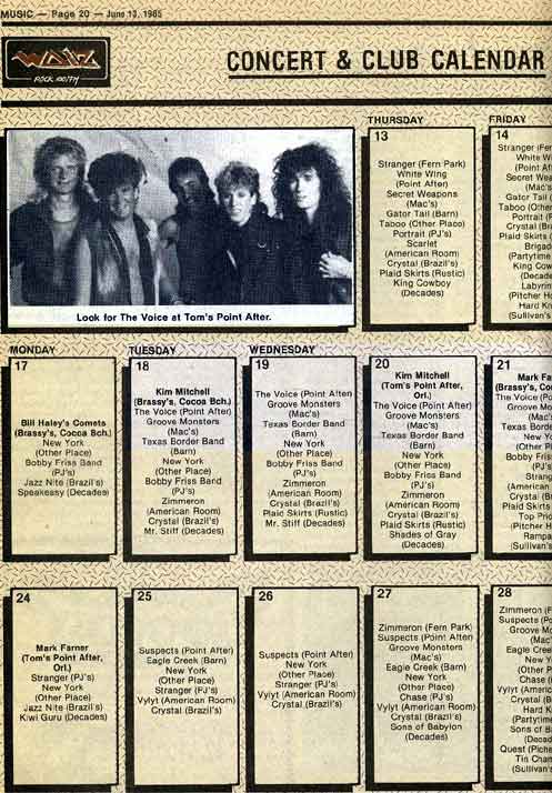 THE VOICE 1985